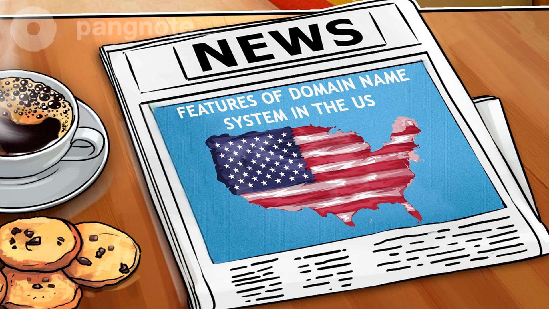 Features of domain name system in the US