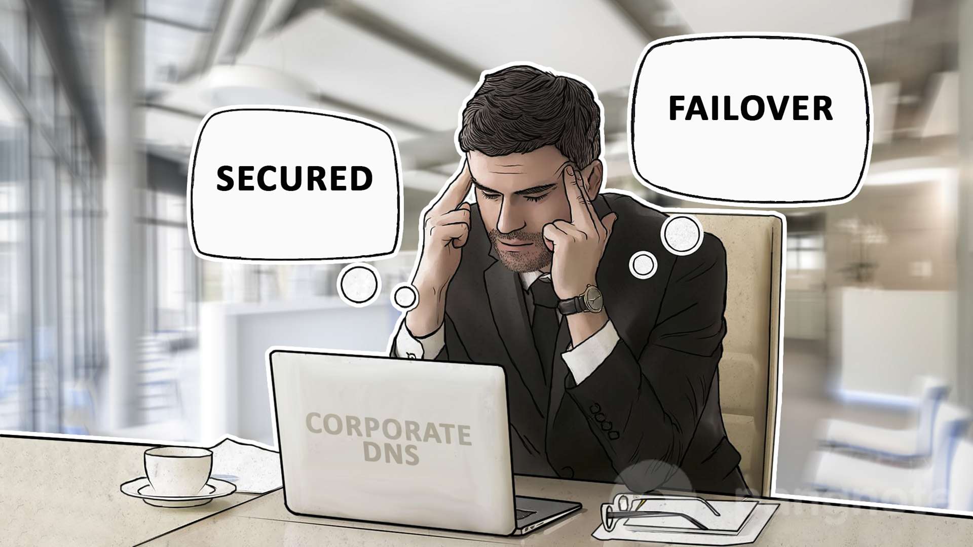 How to make a corporate DNS secured and failover?