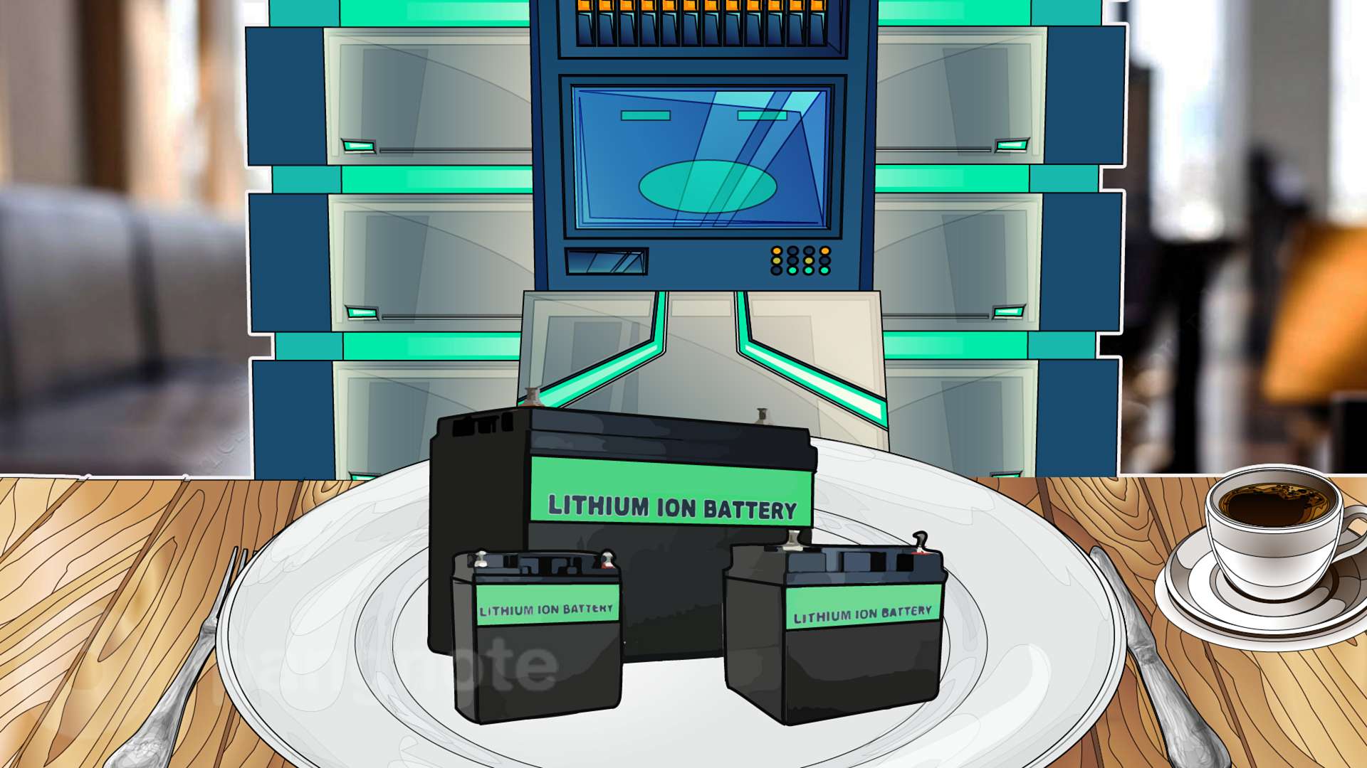 Lithium-ion batteries as UPS in the data center