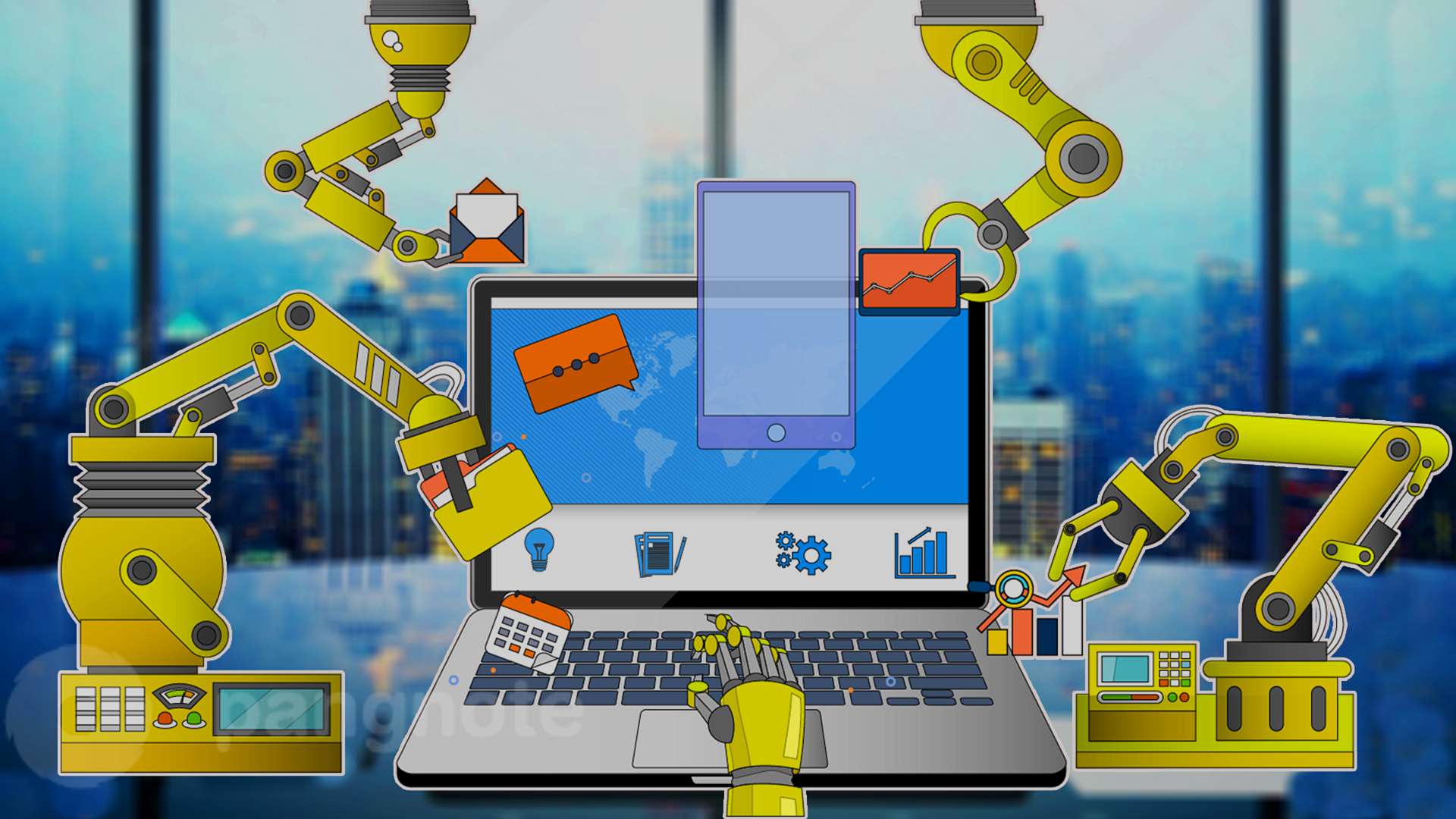 Automation of processes for business
