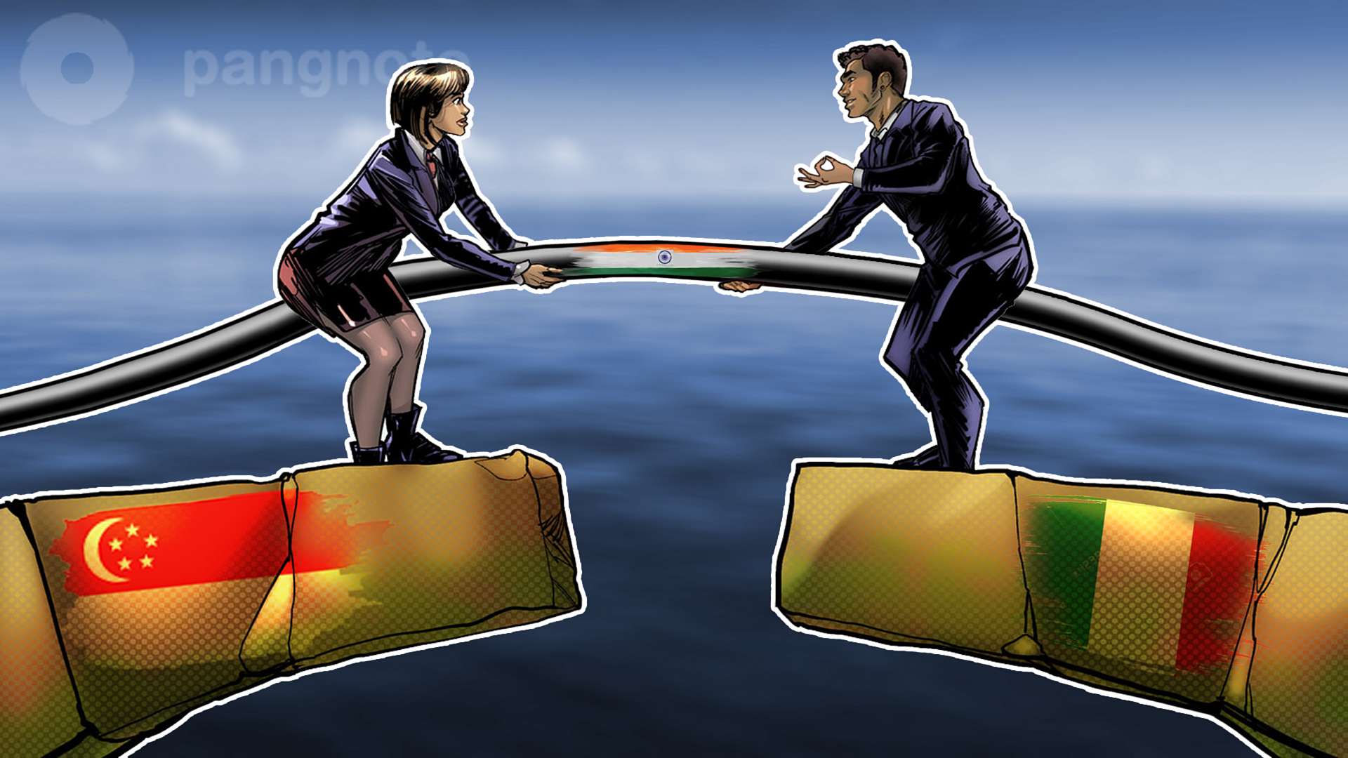 Indian provider laid trunk cables to Singapore and Italy