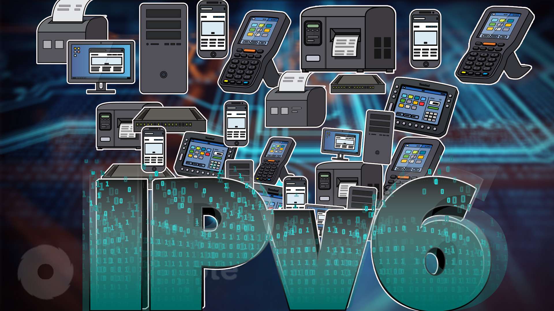 The increased number of new devices stimulates the usage of IPv6