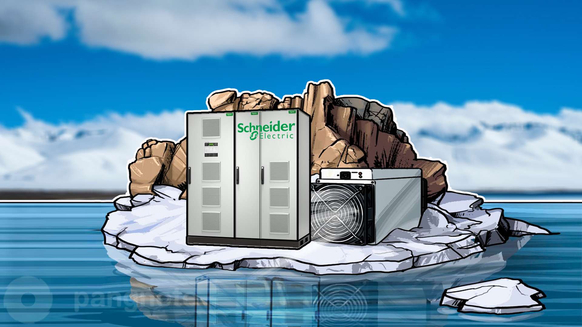 Cooling system for data centers from Schneider Electric