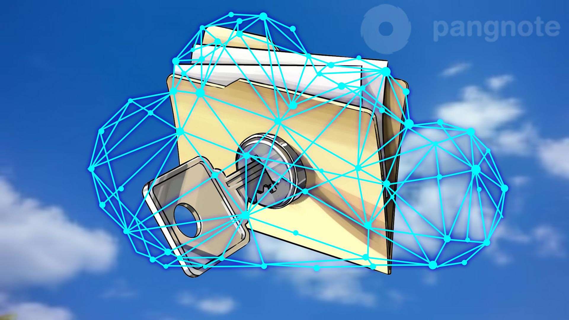 Storing secure data when using a server cloud hosting