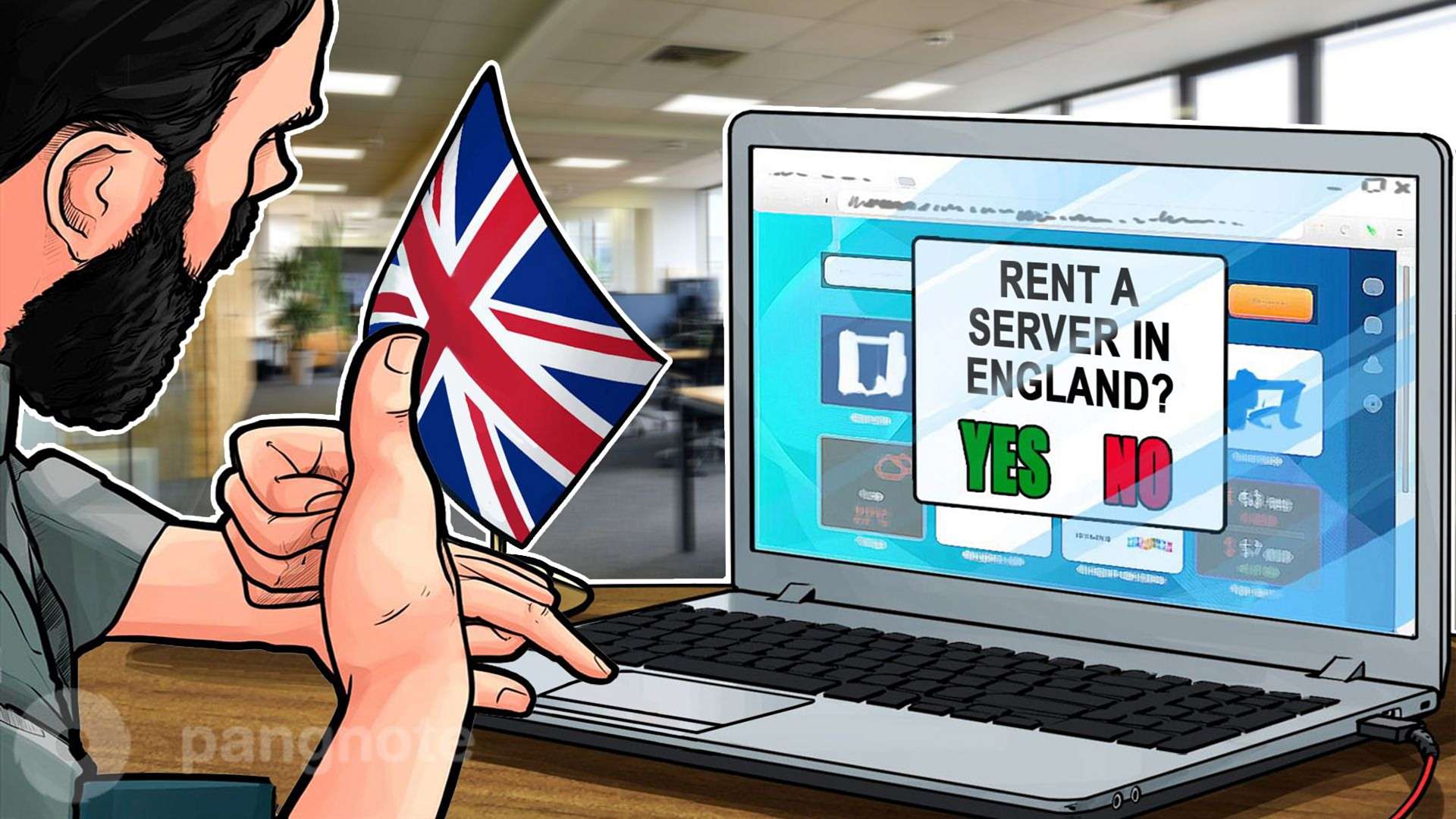 Why is server rental in England is considered to be an exceptionally good idea?