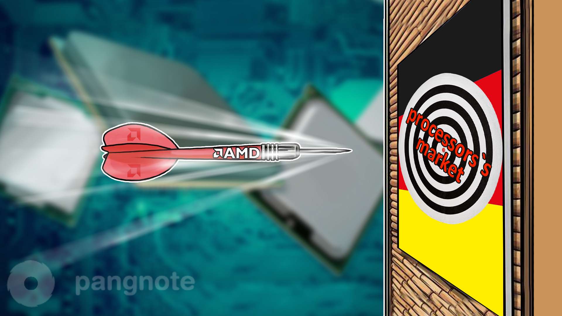 The processors`s market In Germany led by AMD