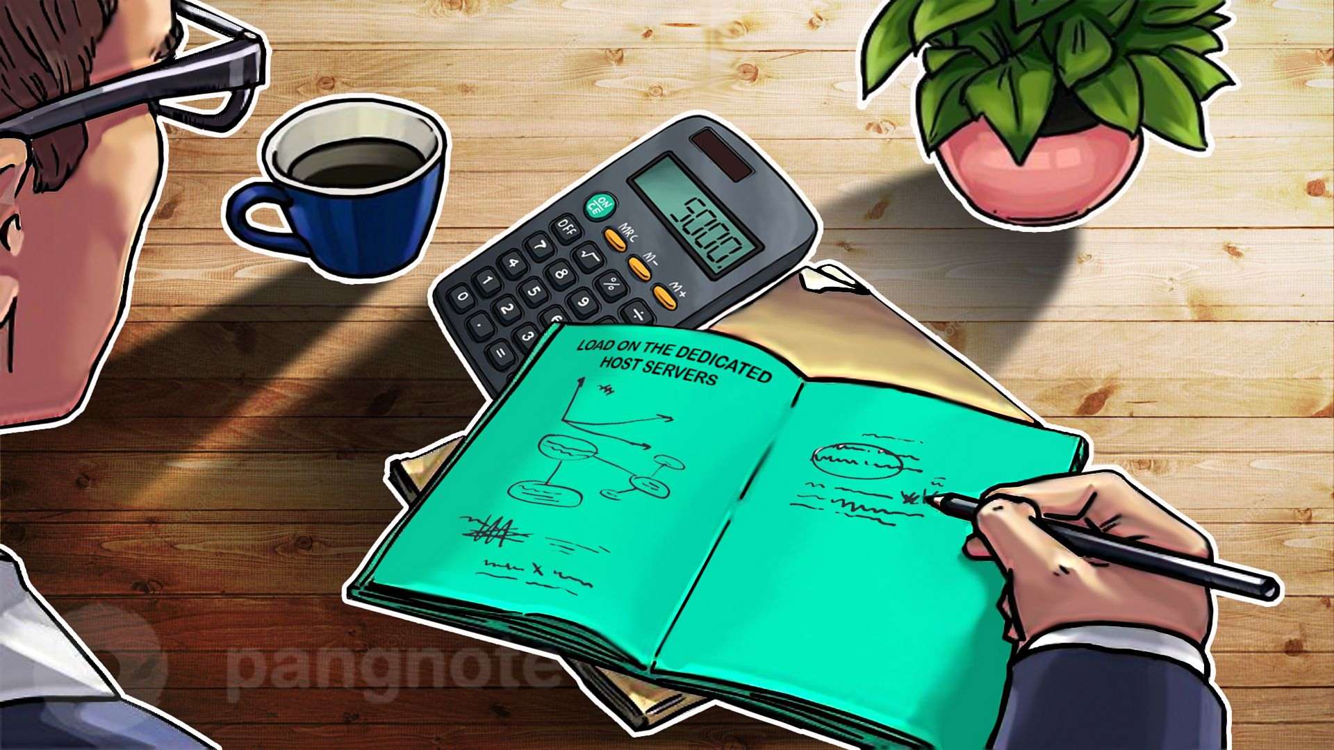 How to calculate and what determines the load on the dedicated host servers?