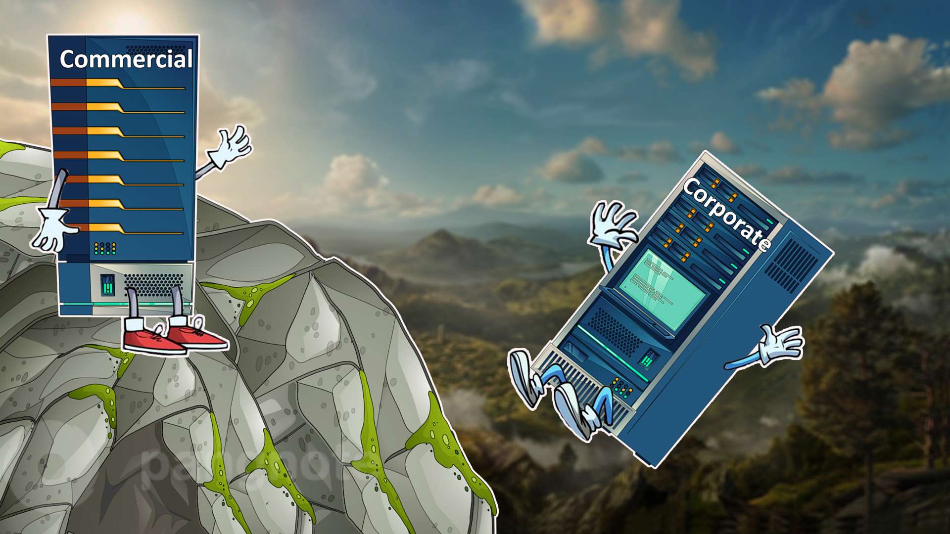 Corporate data centers will be replaced by commercial ones